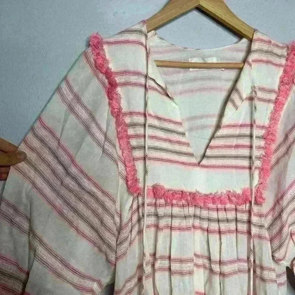 Zimmerman top Womens 1 Small Pink V-Neck 3/4 Sleeve - Picture 2 of 14